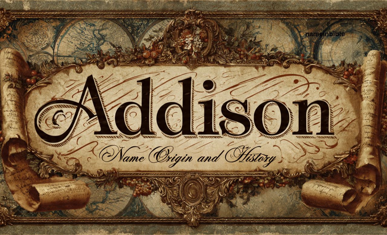 Addison Name Origin and History