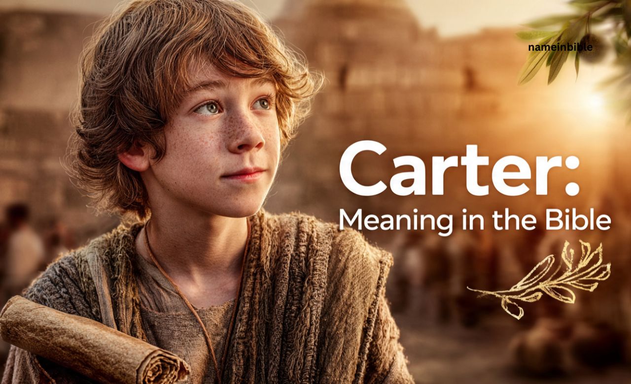 Bible Verses That Reflect the Meaning of Carter
