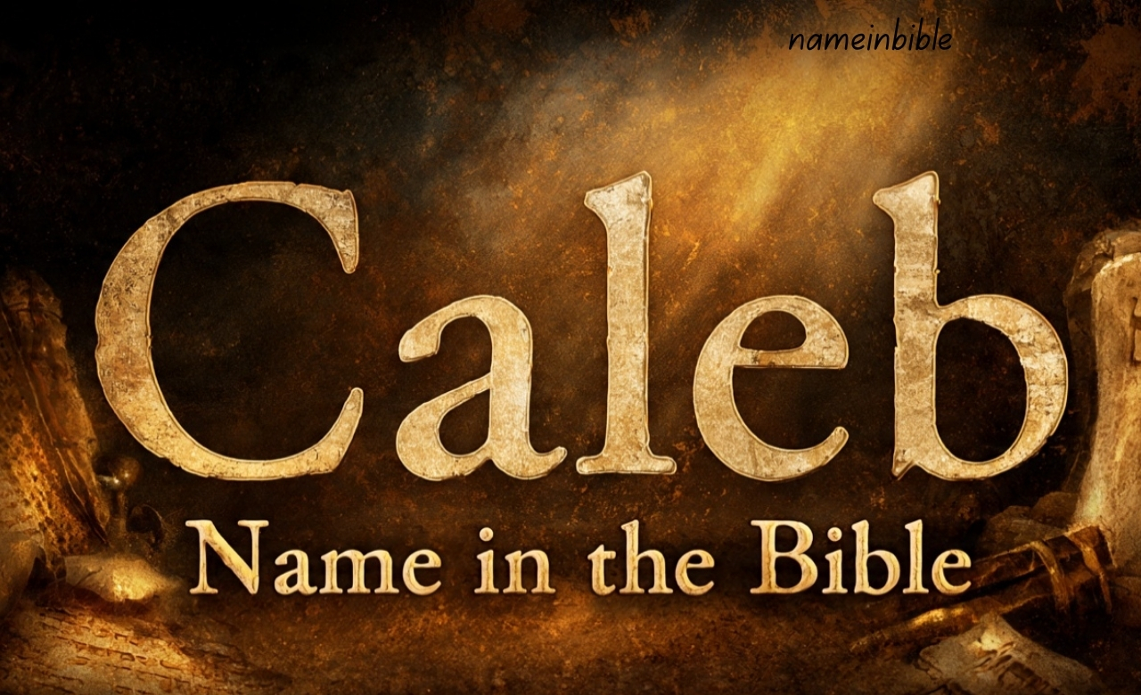 Caleb name in Bible