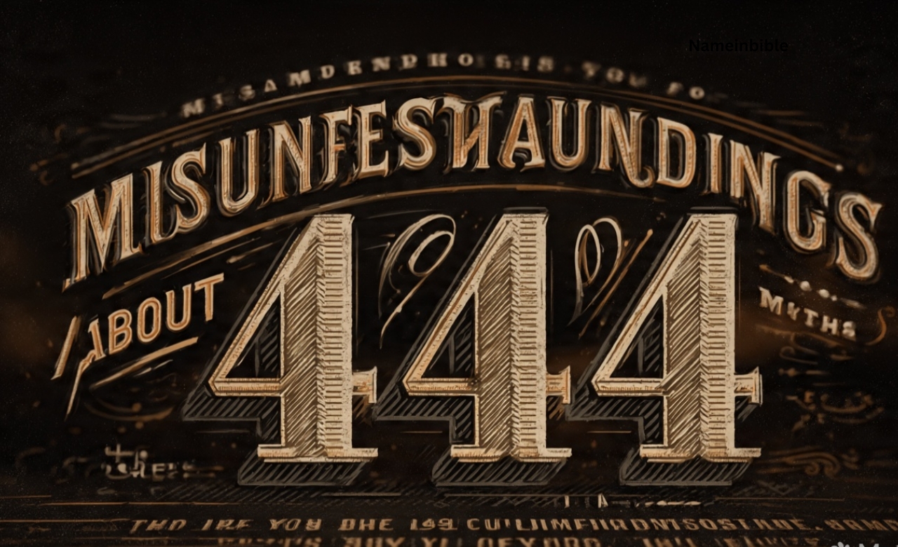 Misunderstandings About 444
