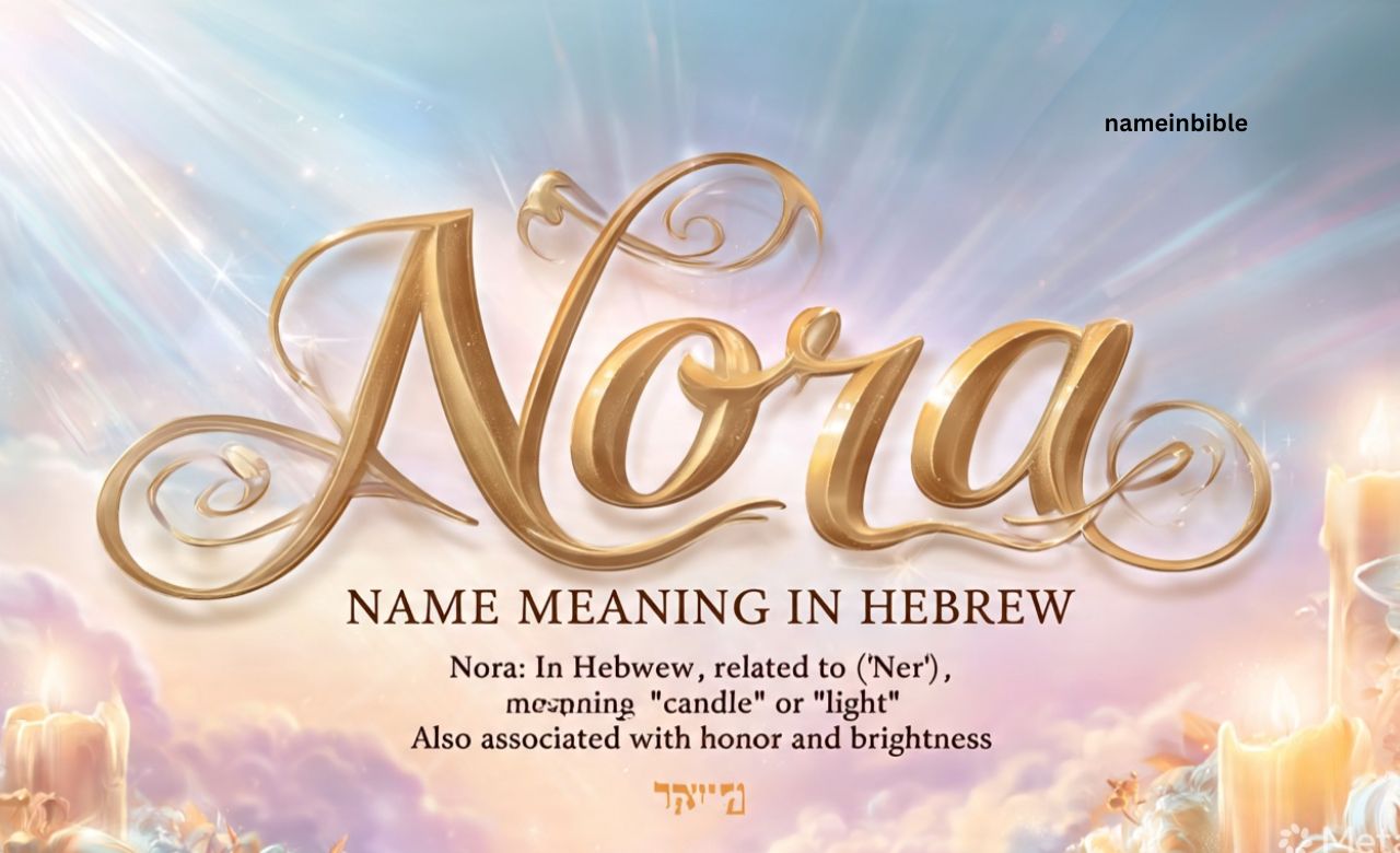 Nora Name Meaning in Hebrew