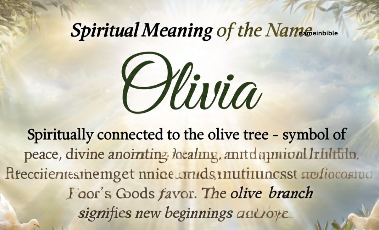 Spiritual Meaning of the Name Olivia