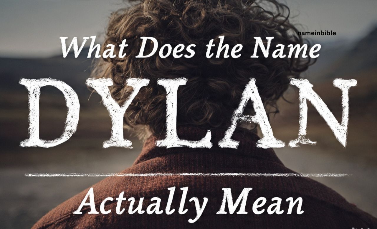 What Does the Name Dylan Actually Mean