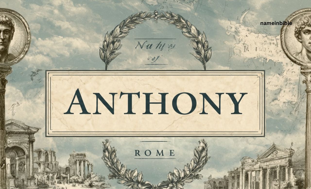 Anthony name origin