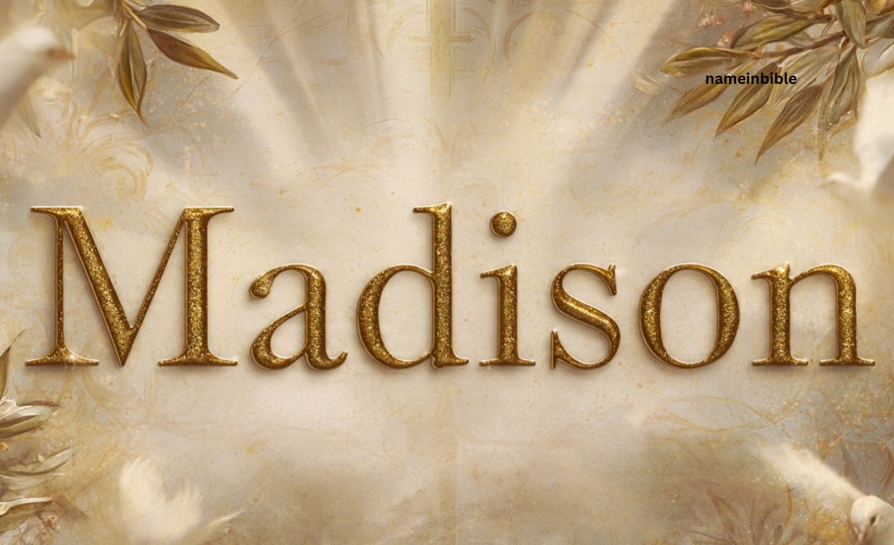 biblical meaning of Madison