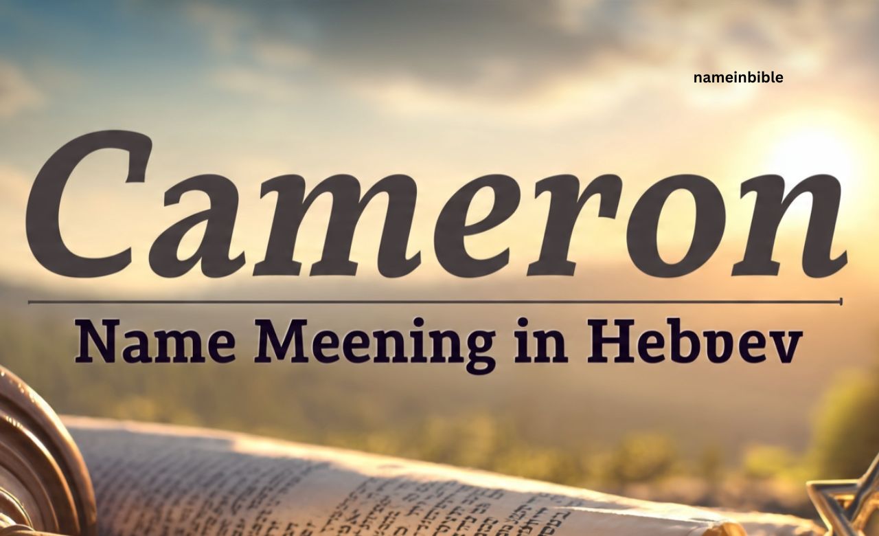 Cameron Name Meaning in Hebrew