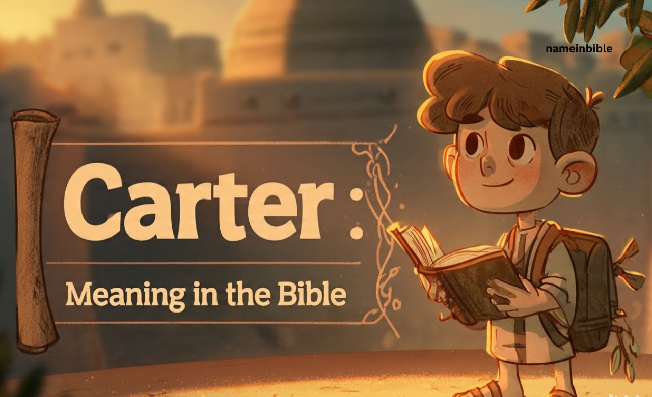 arter name meaning in the Bible for a boy