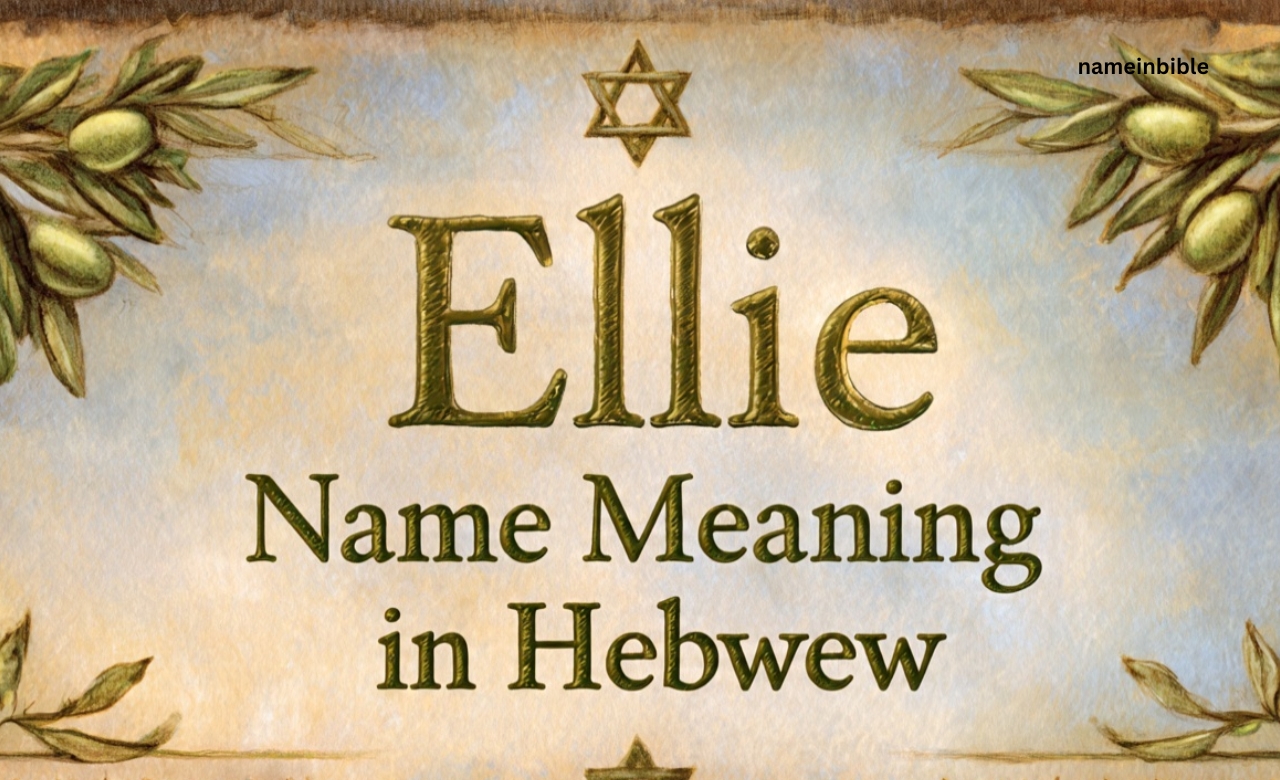 Ellie Name Meaning in Hebrew