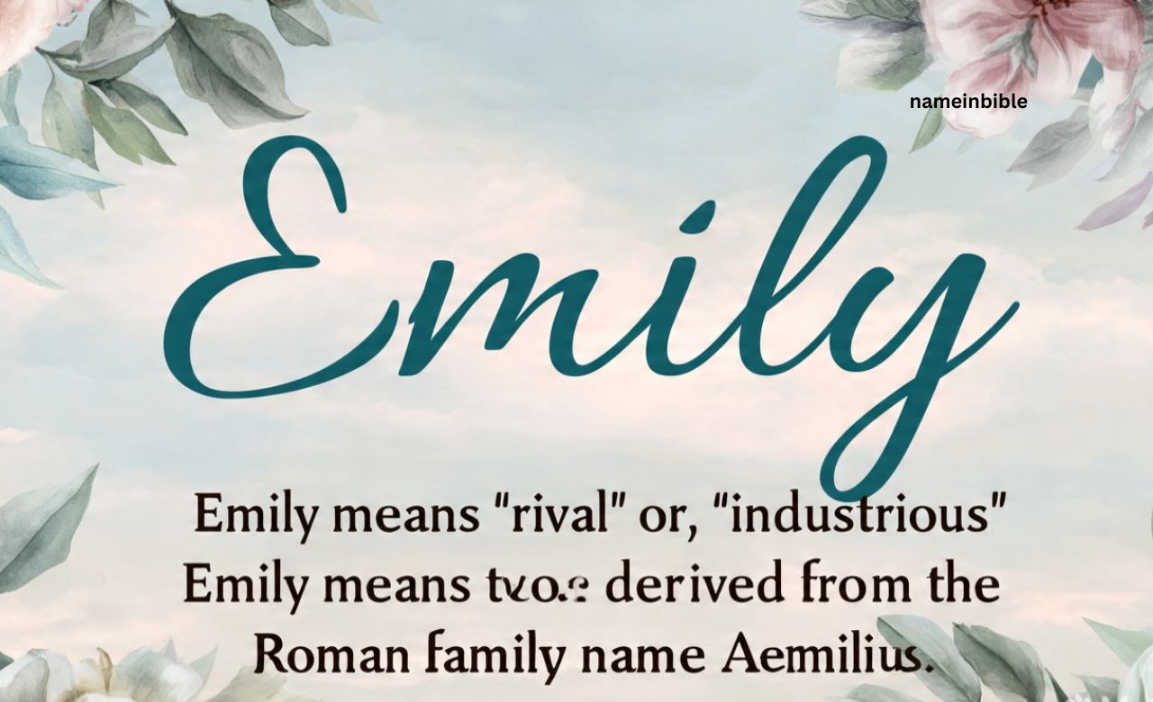 Emily name meaning Bible