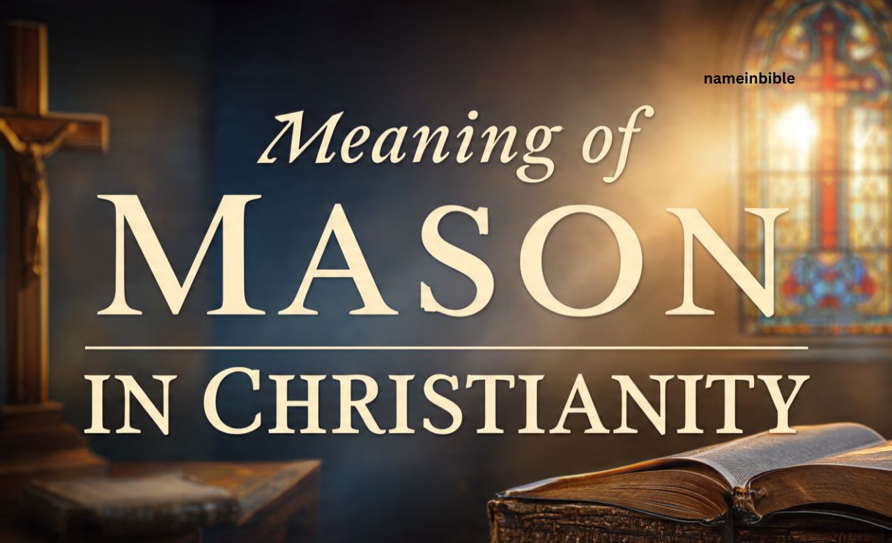 meaning of Mason in Christianity