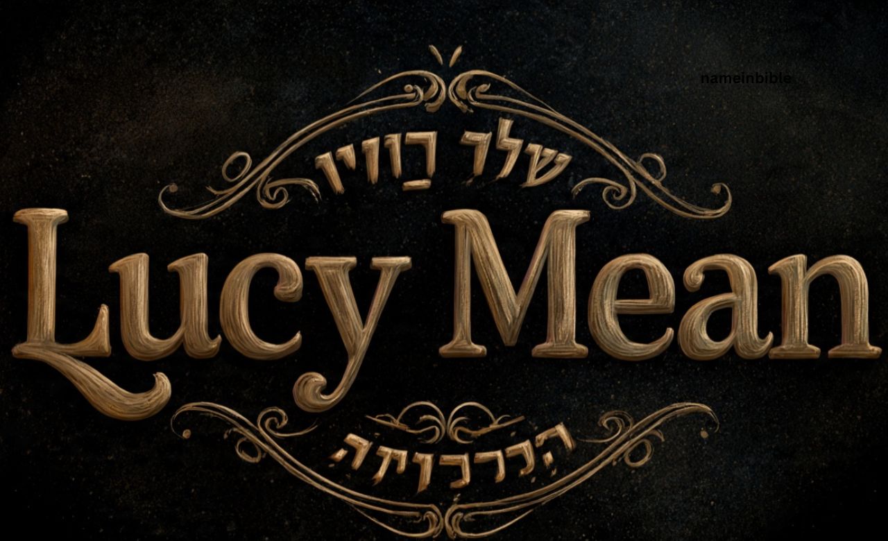 Name Lucy Mean in Hebrew
