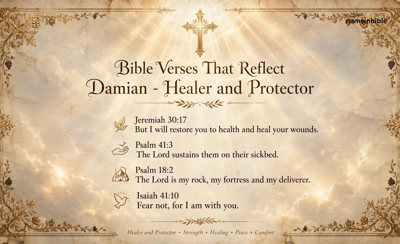 Bible Verses That Reflect the Meaning of Damian