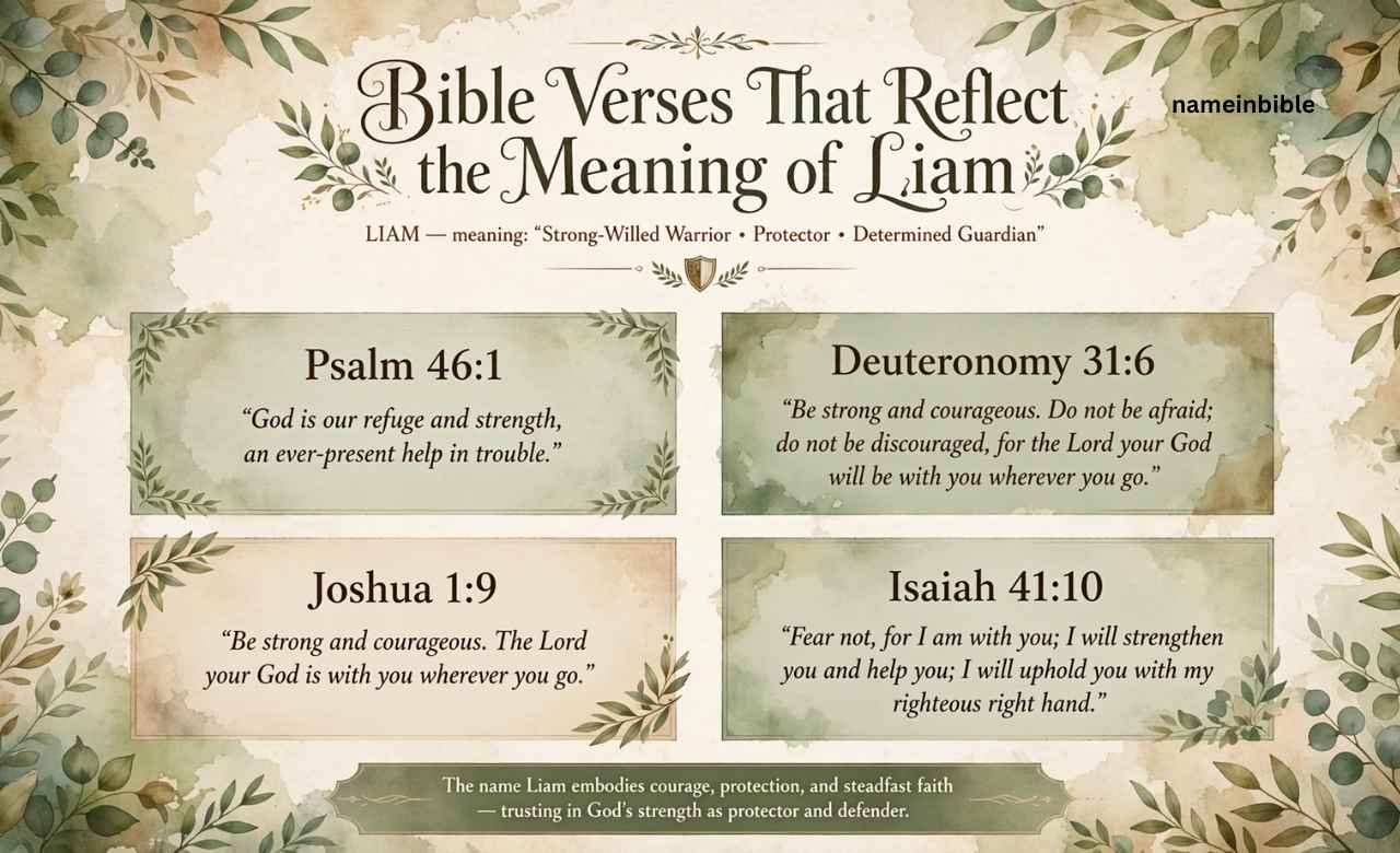 Bible Verses That Reflect the Meaning of Liam
