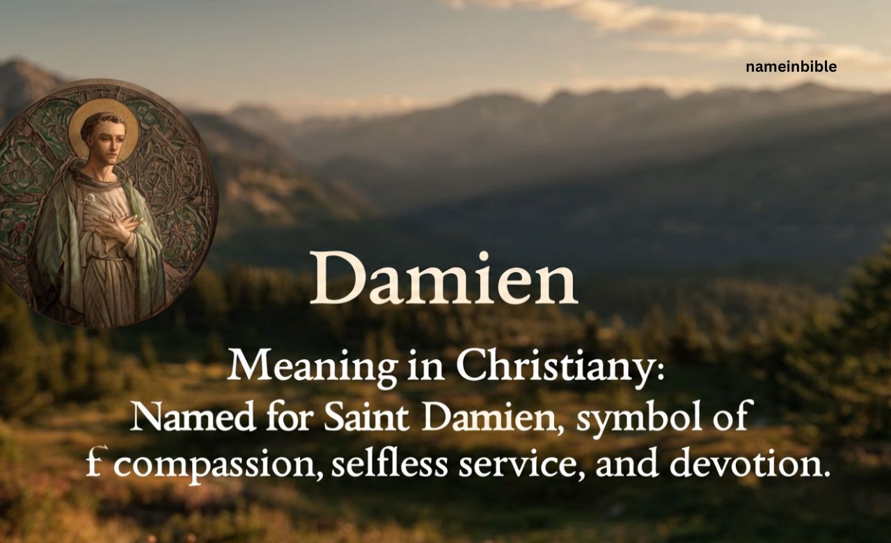 Damien Name Meaning in Christianity and Catholic Tradition