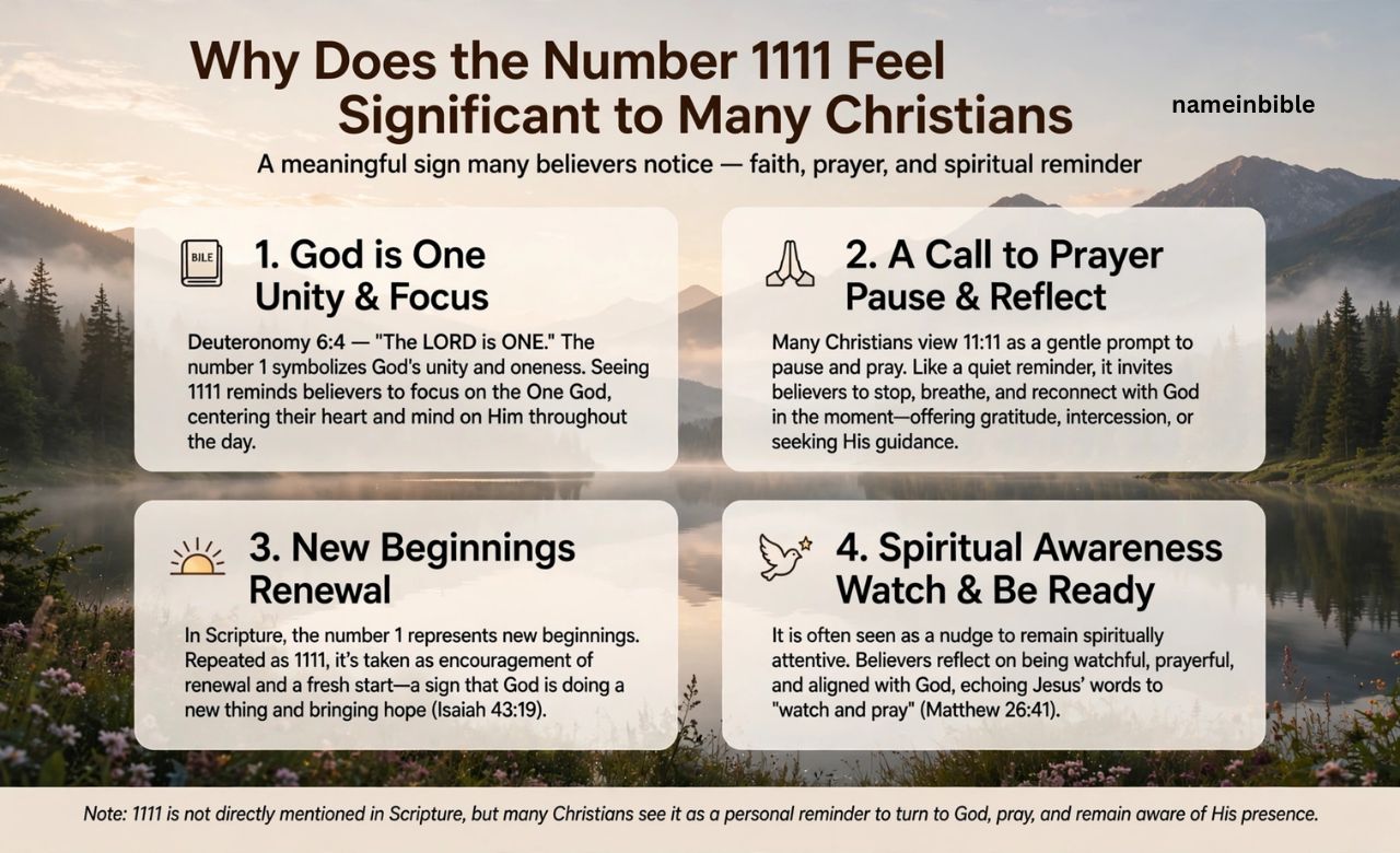 Why Does the Number 1111 Feel Significant to Many Christians