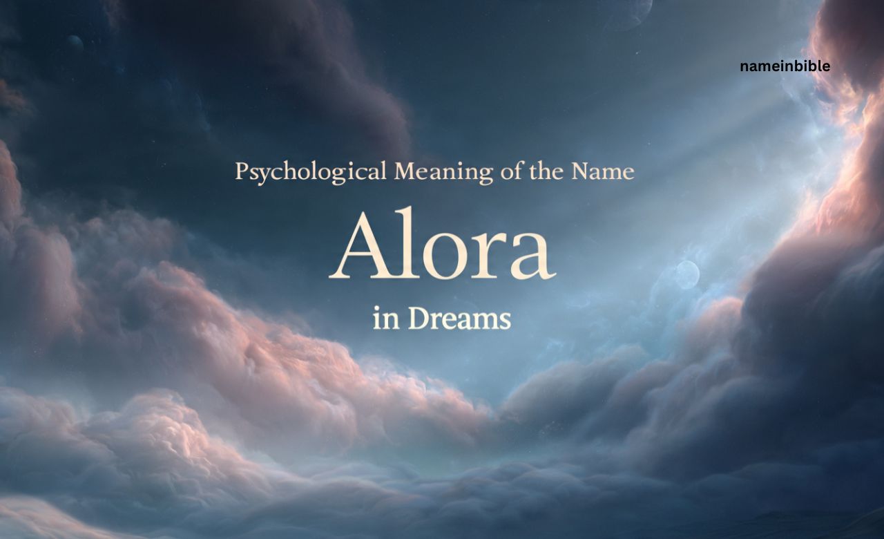 Psychological Meaning of the Name Alora in Dreams