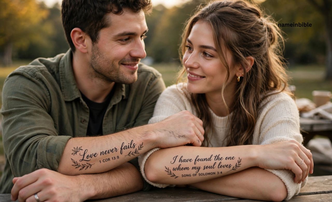 Bible verse tattoos for couples