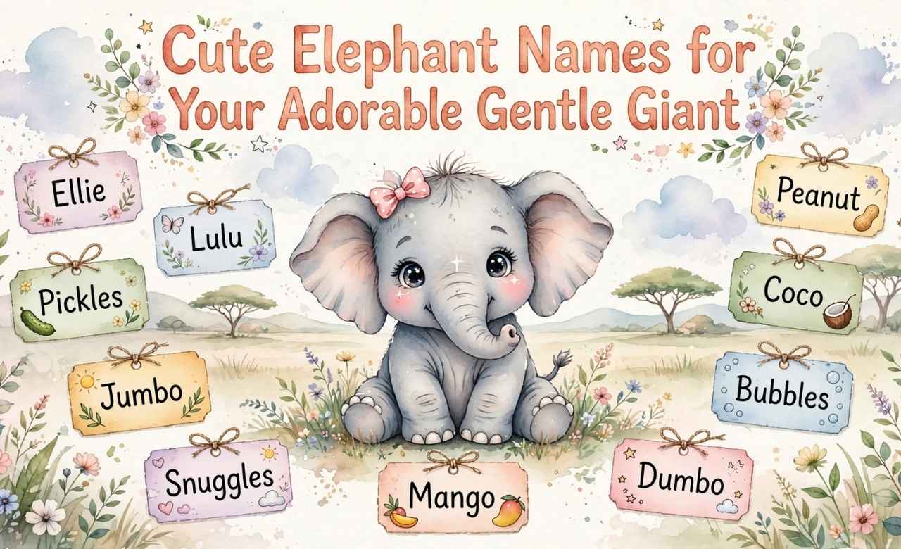 Cute Elephant Names for Your Adorable Gentle Giant