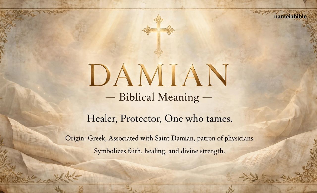 Damian name meaning in the bible catholic