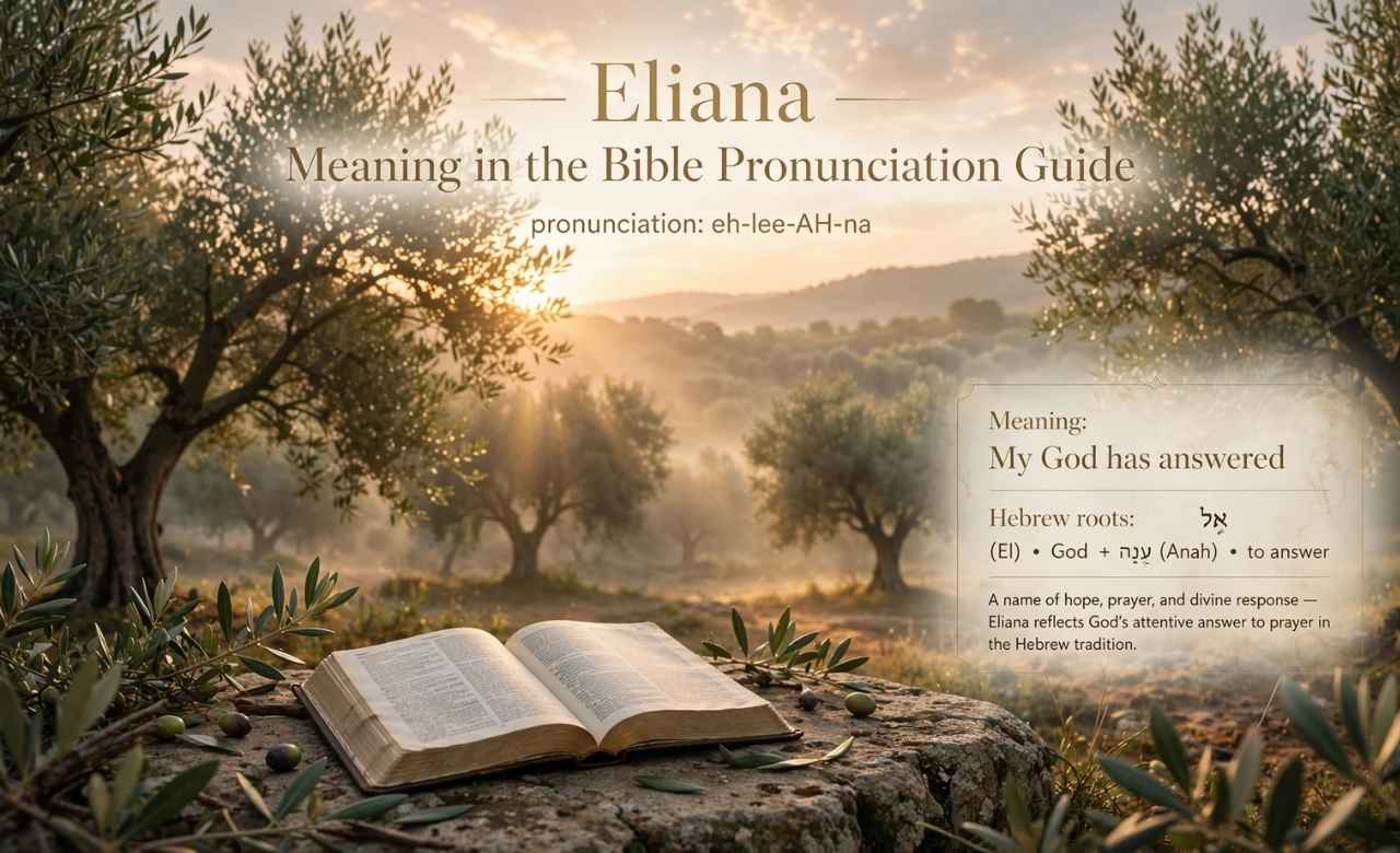 Eliana Meaning in the Bible Pronunciation Guide