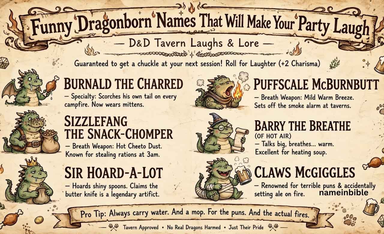 Funny Dragonborn Names That Will Make Your Party Laugh