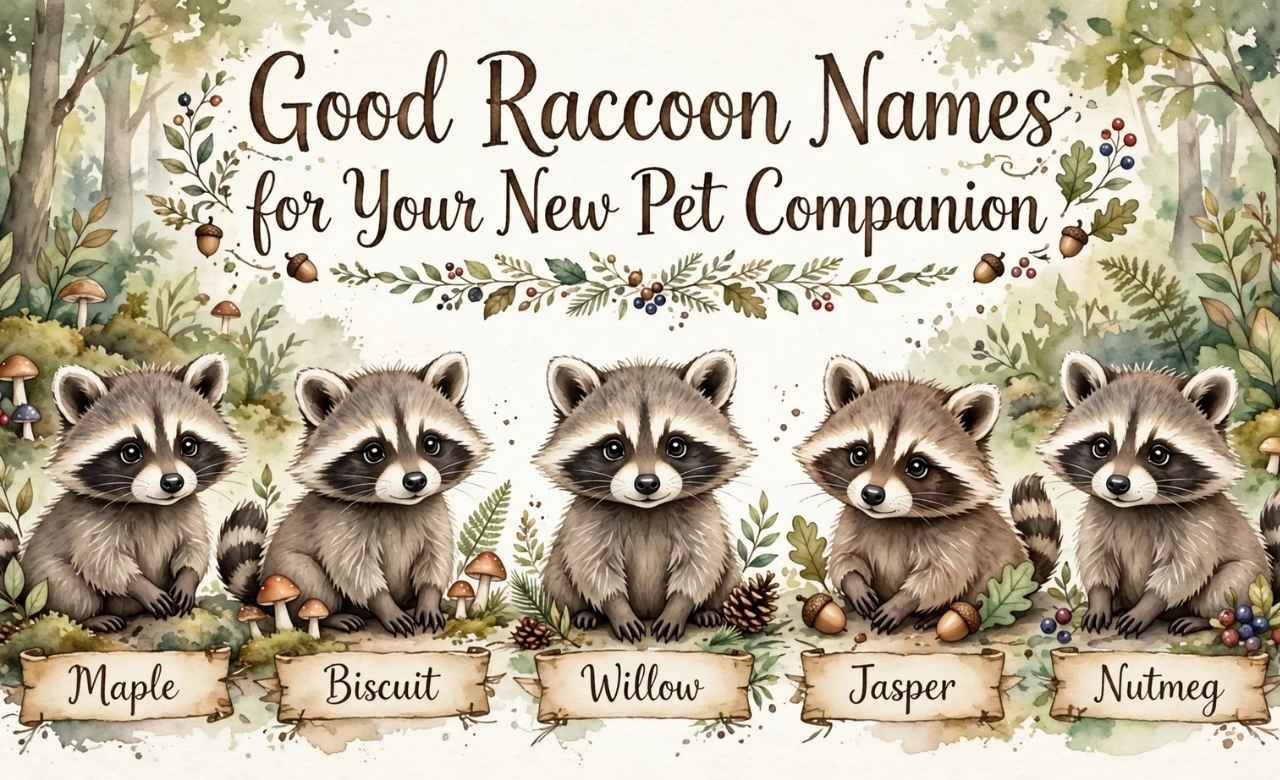 Good Raccoon Names for Your New Pet Companion