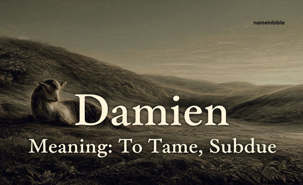 Name Damien Mean in the Bible