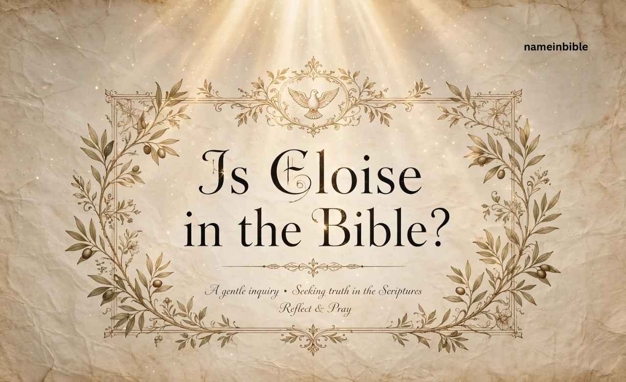 Is Eloise in the Bible