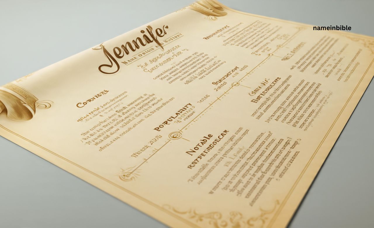 Jennifer Name Origin and History