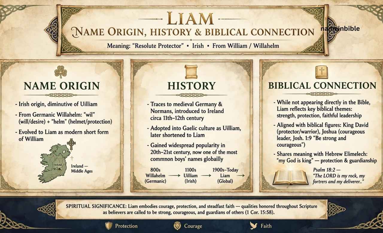 Liam Name Origin, History, and Biblical Connection