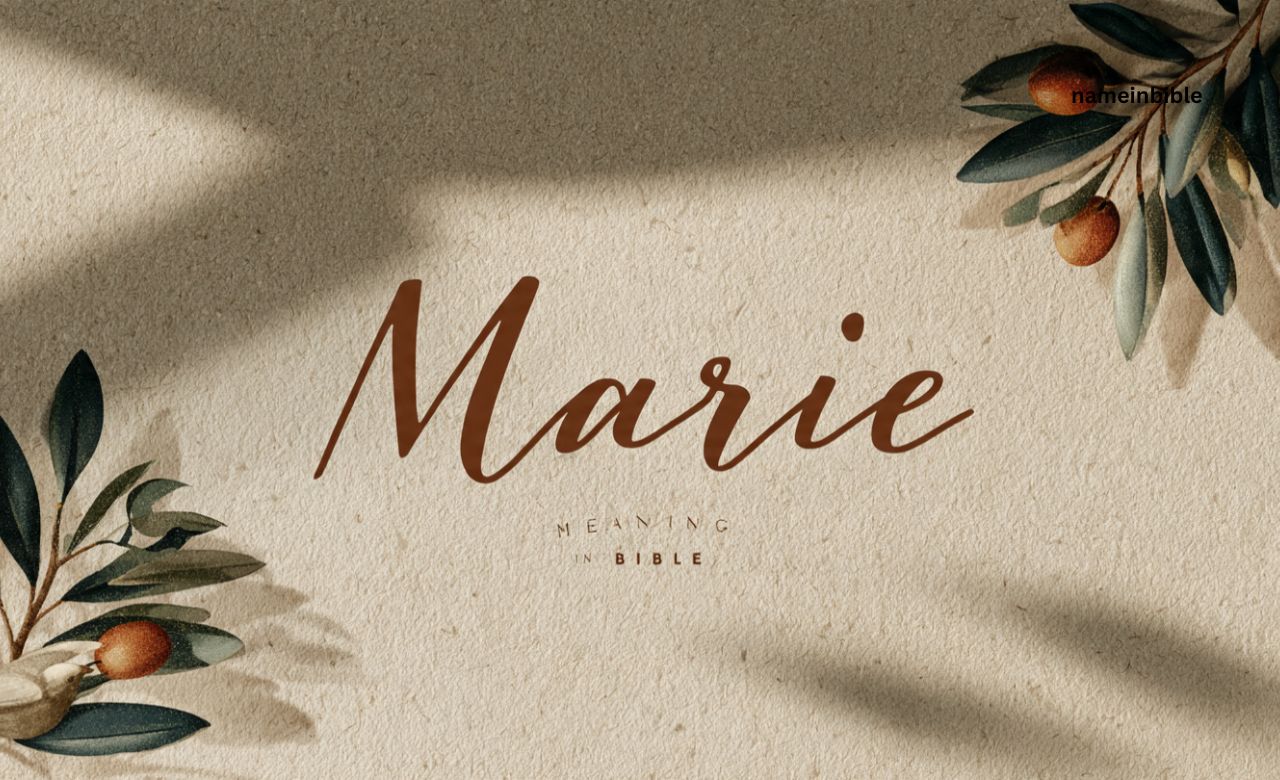 Name Marie Mean