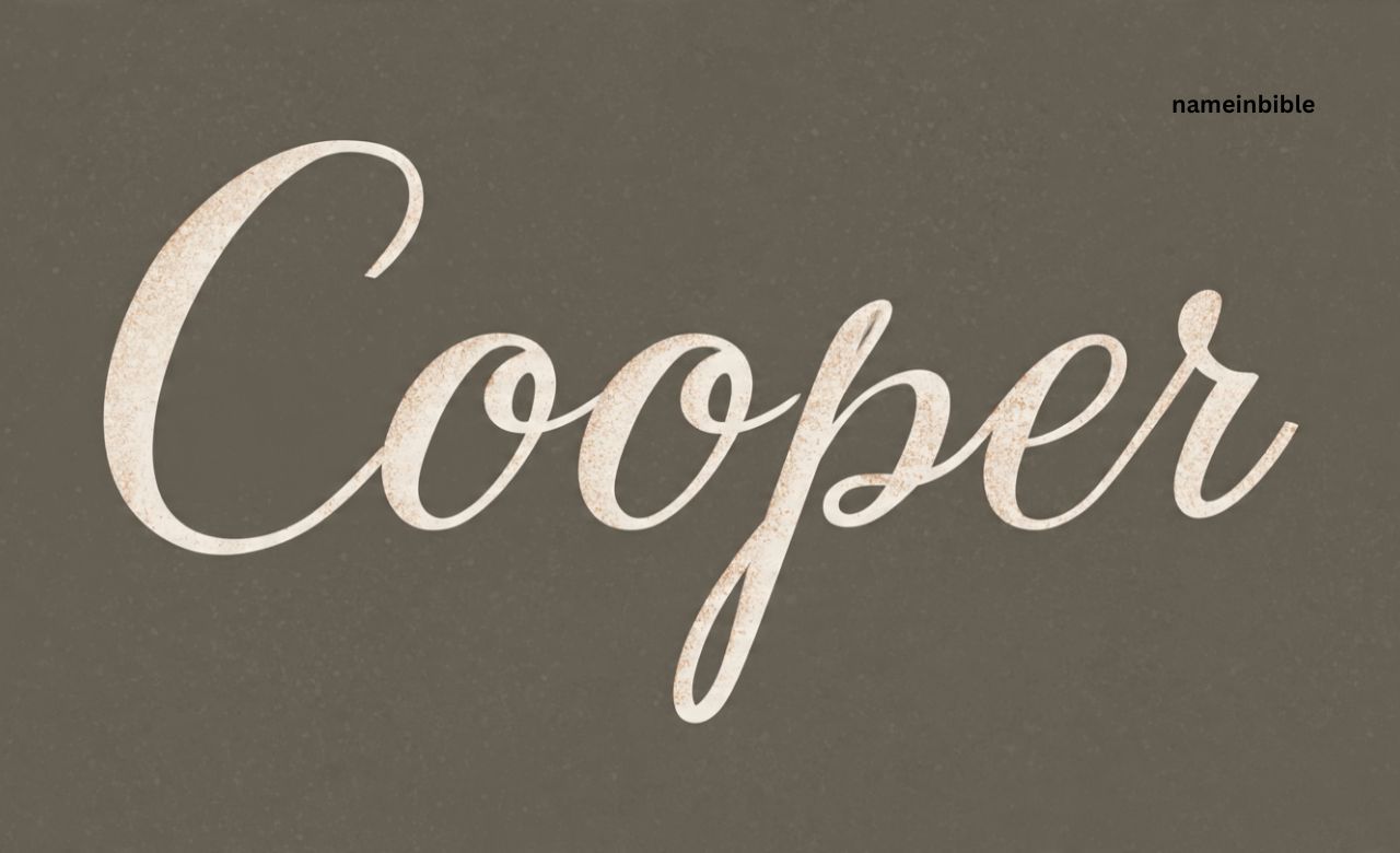 Name Cooper Mean in the Bible