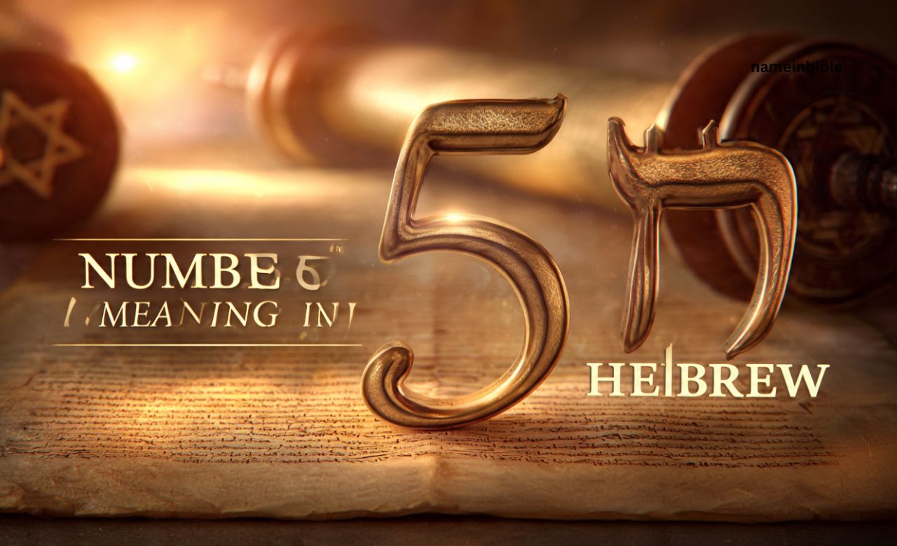 number 5 meaning in Hebrew