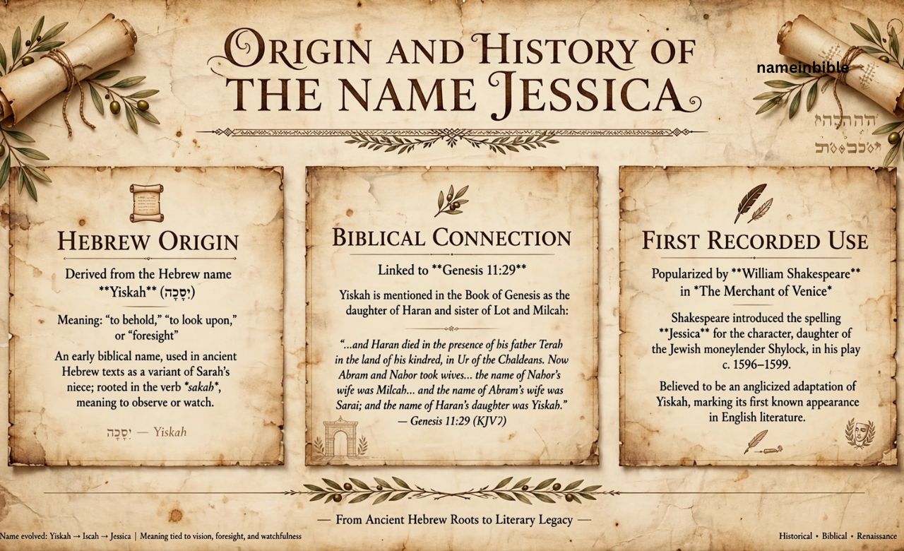 Origin and History of the Name Jessica