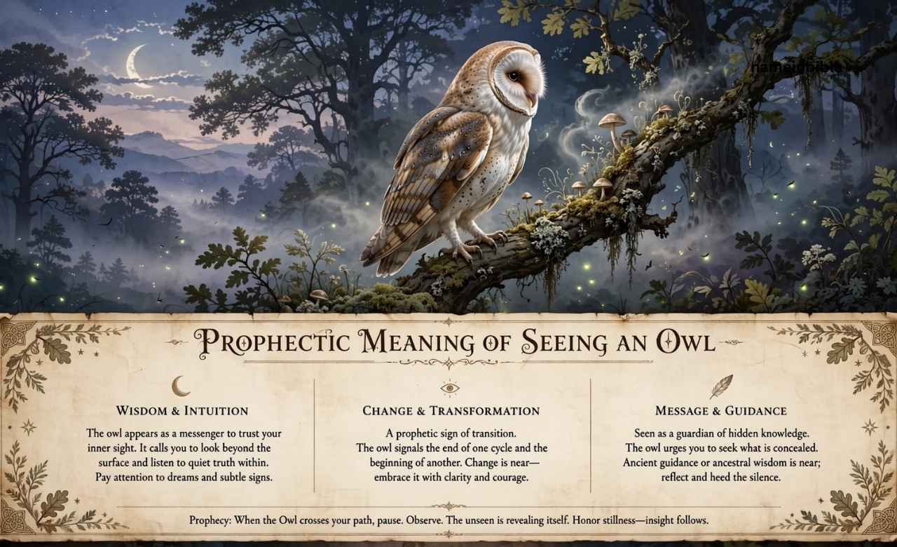 Prophetic Meaning of Seeing an Owl