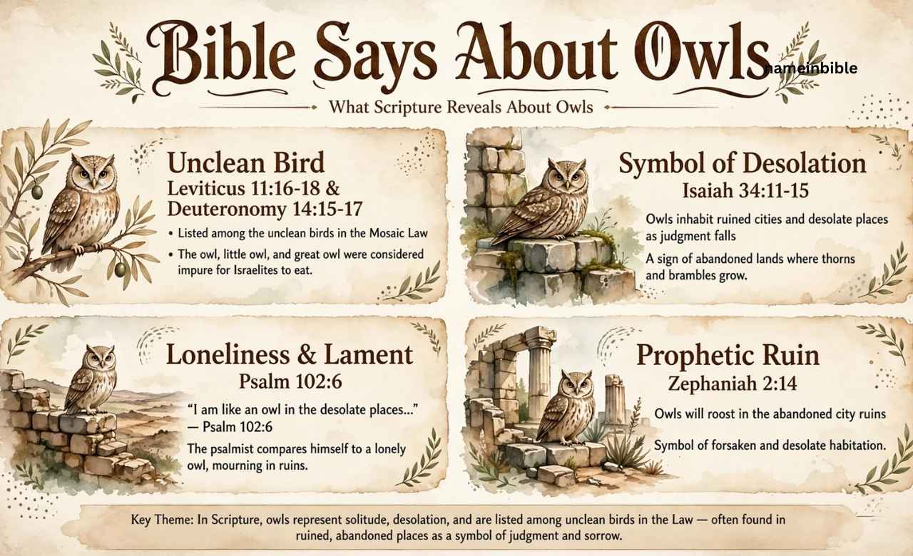 Bible Say About Owls