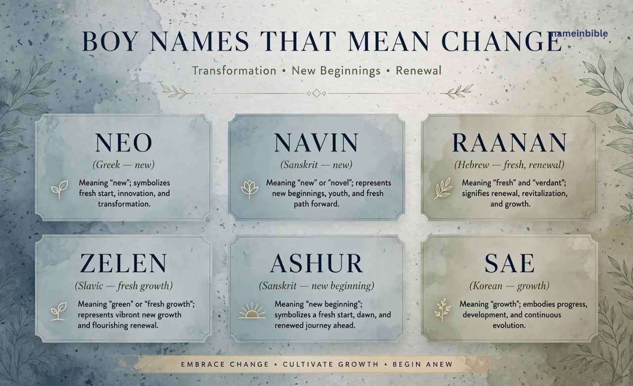 boy names that mean change