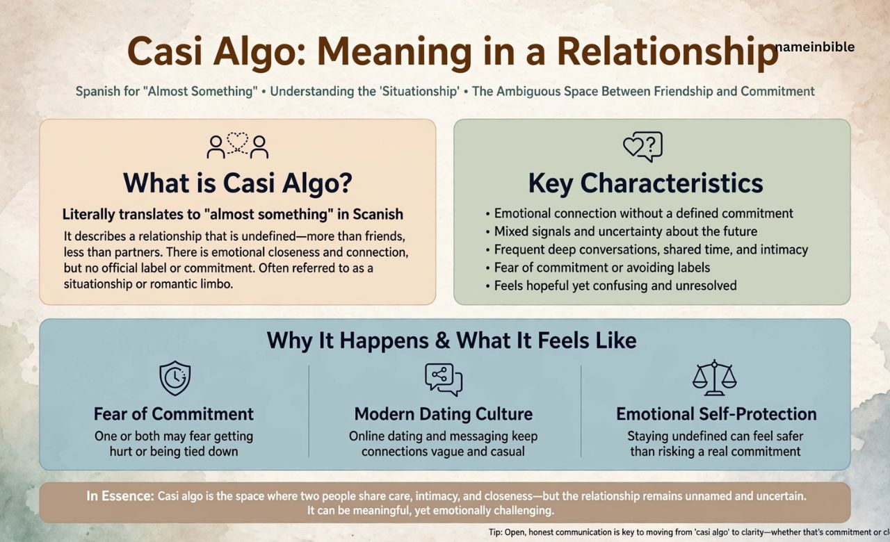 Casi Algo Meaning in a Relationship