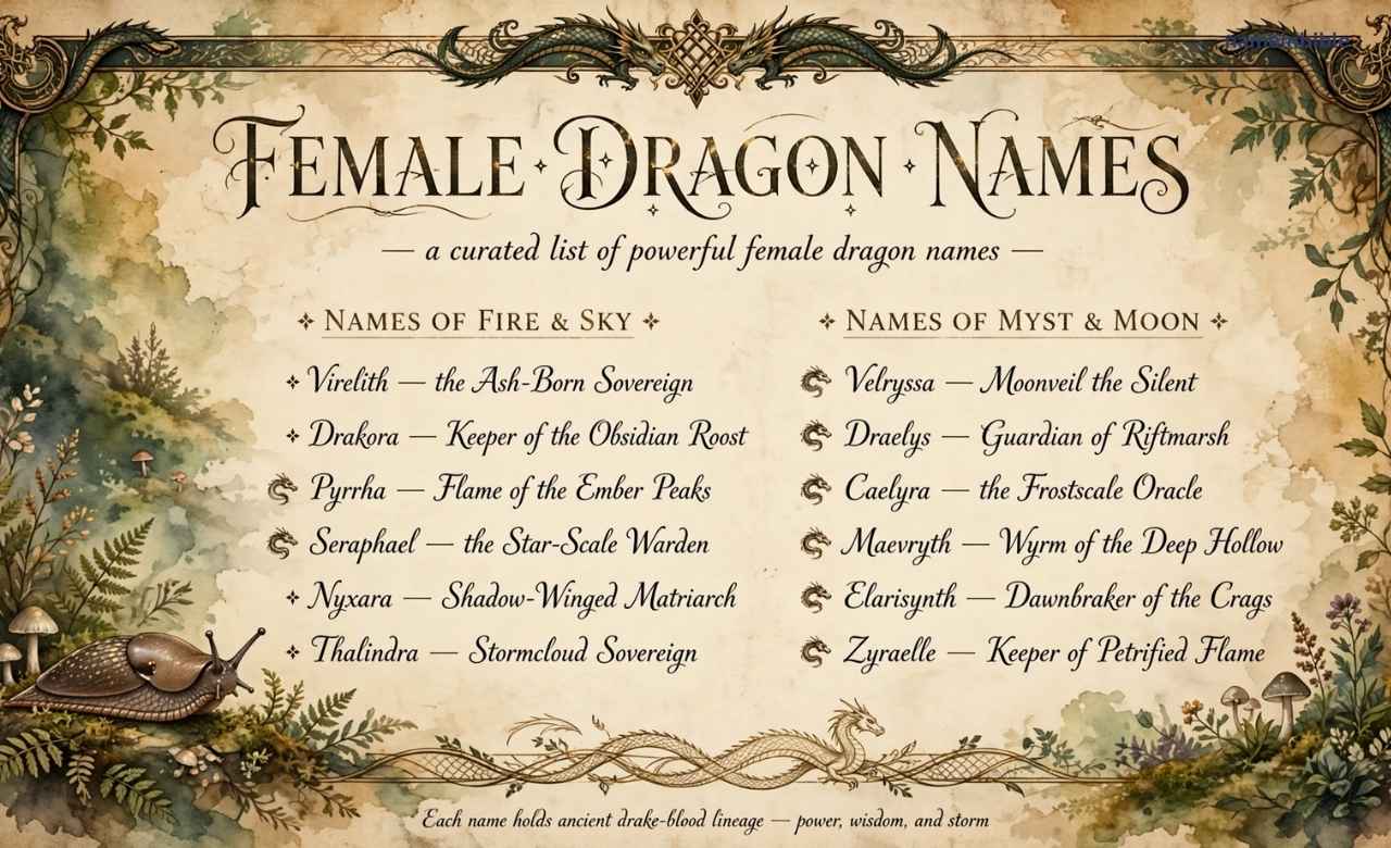 female dragon names