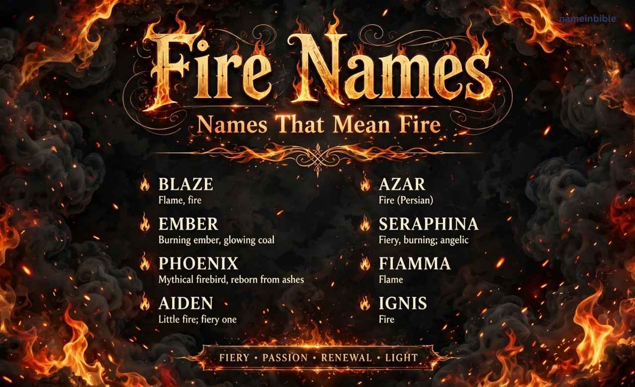 fire names