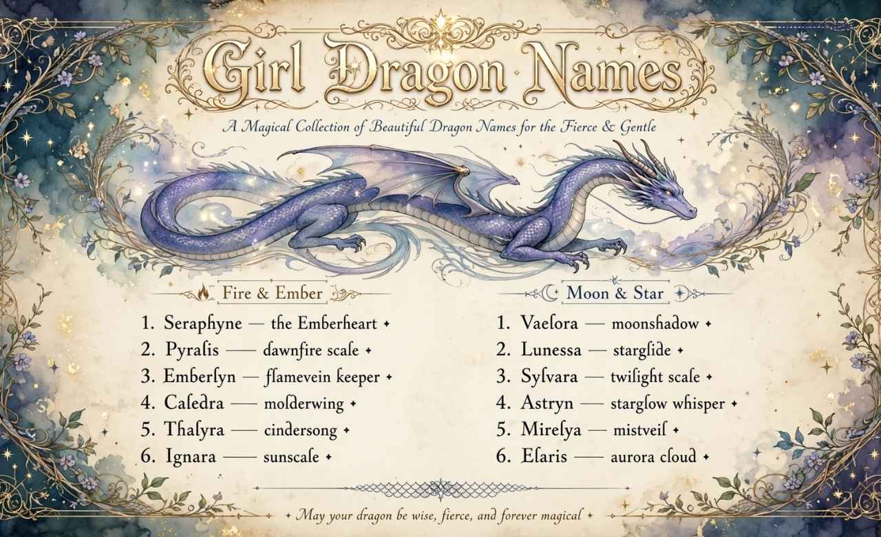 girl dragon names