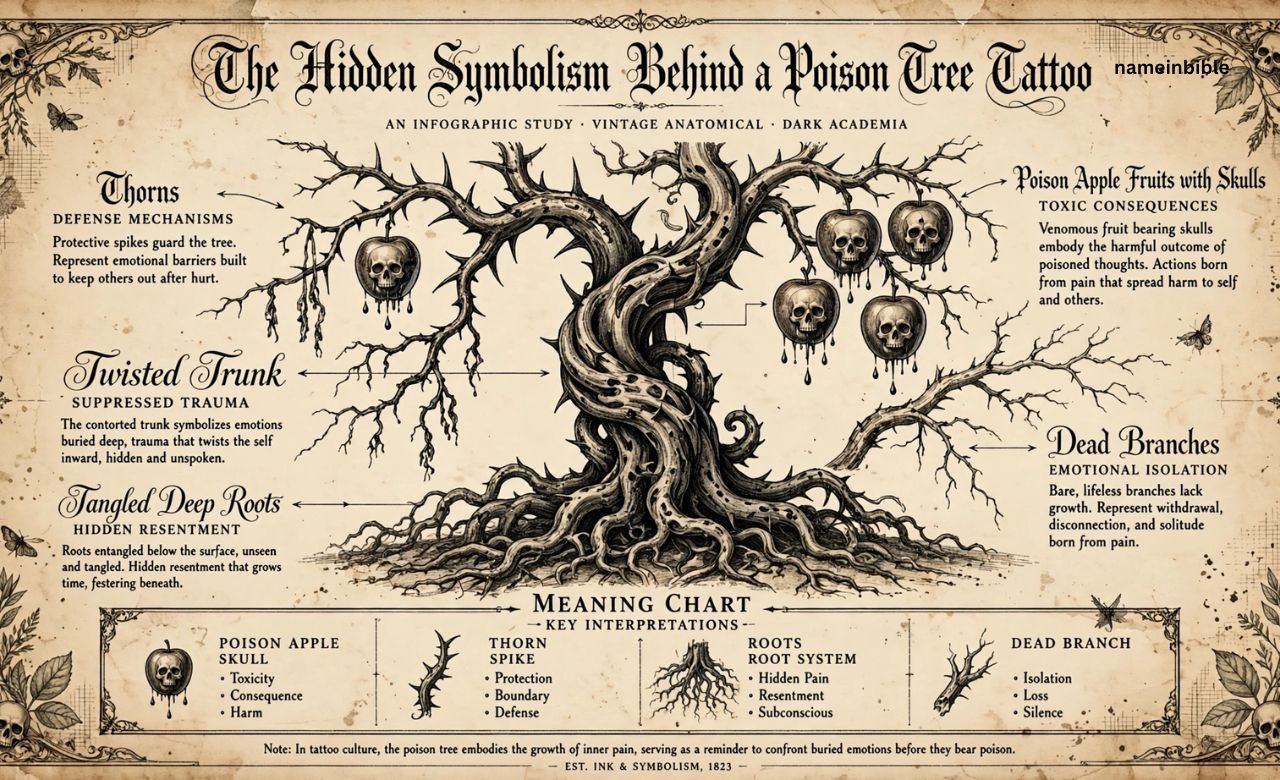 The Hidden Symbolism Behind a Poison Tree Tattoo