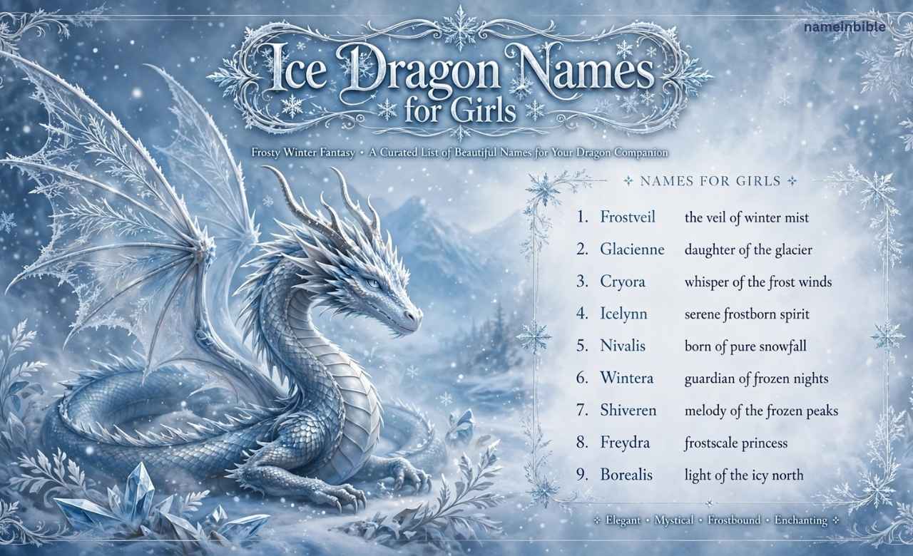 Ice Dragon Names for Girls