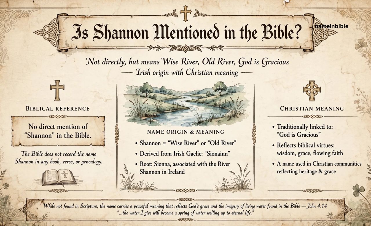 Is Shannon Mentioned in the Bible