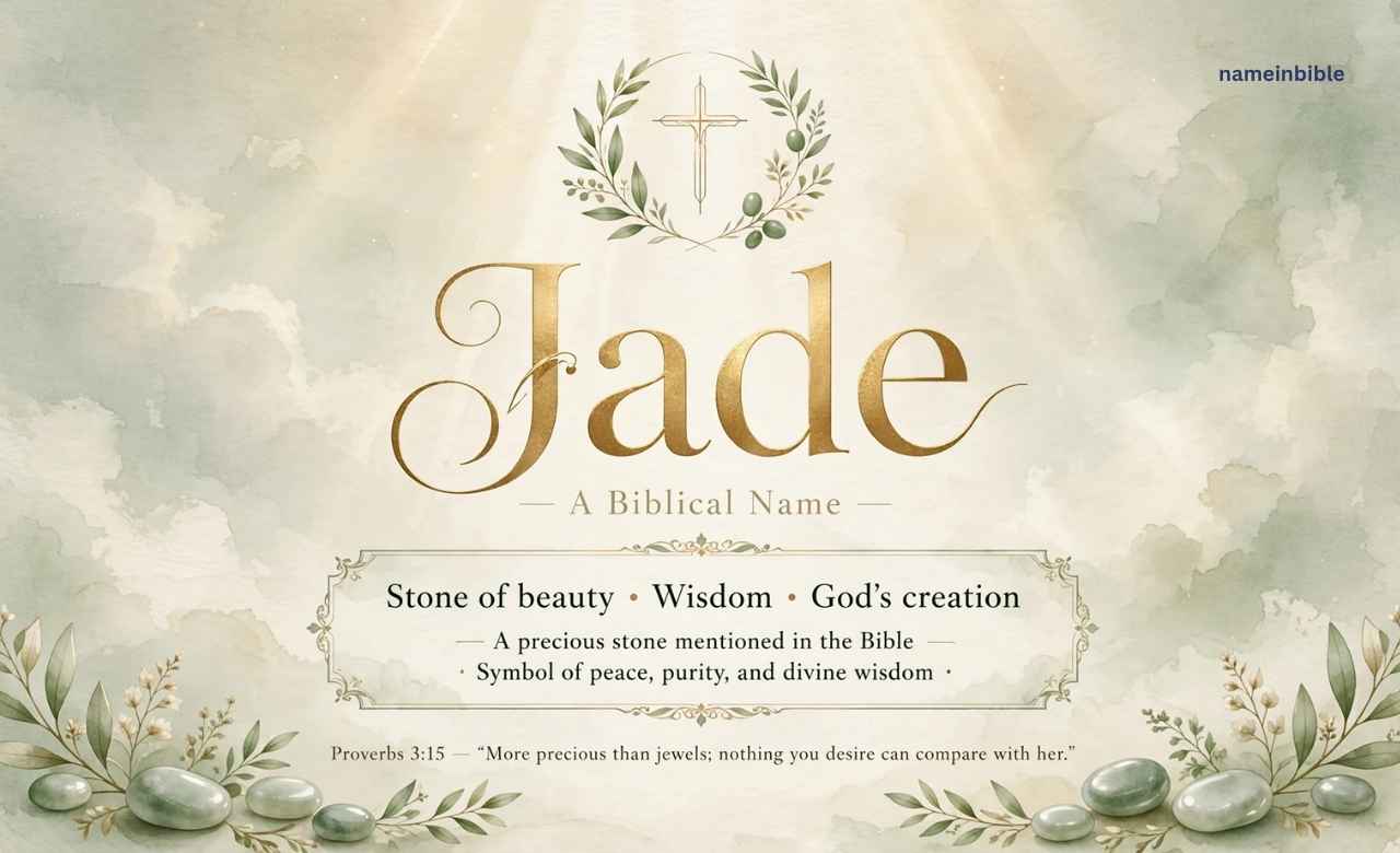 Jade a Biblical Name