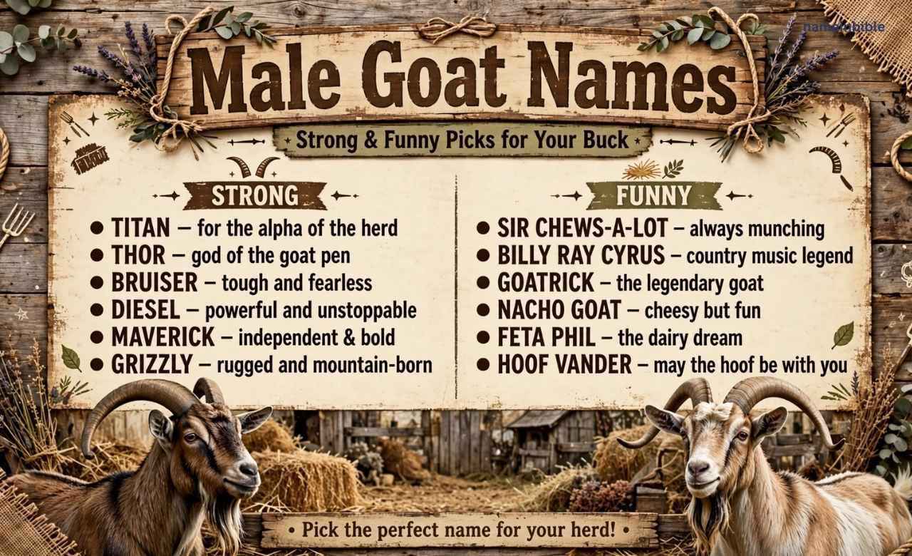 Male Goat Names