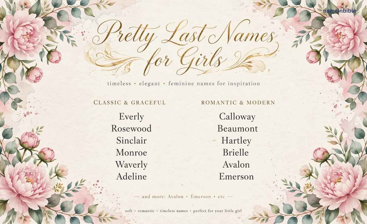 Pretty Last Names for Girls