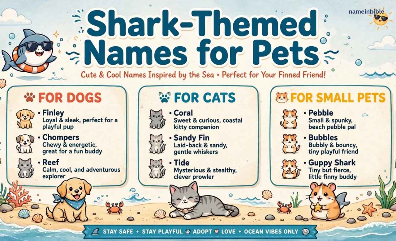 Shark-Themed Names for Pets