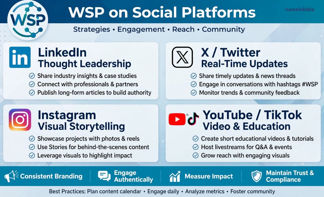 WSP on Social Platforms