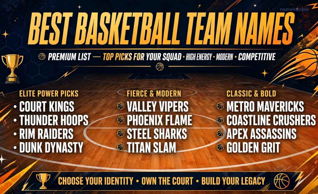 Best Basketball Team Names